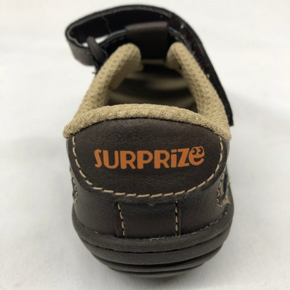 Surprise Faux Leather Kids Toddler Sandals Size 5 - Picture 7 of 11